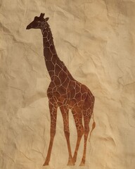 Graceful Giraffe Silhouette