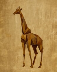 Abstract Giraffe Artwork Design