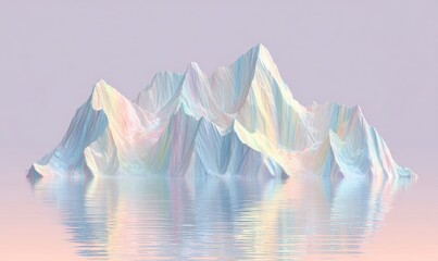 Ethereal Mountain Reflection