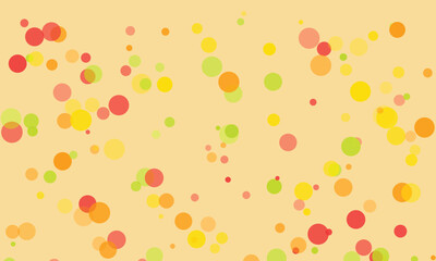 Abstract Background Pastel Yellow Red Orange Green Circles Bokeh 1