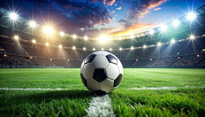 Fototapeta premium Night Stadium Football