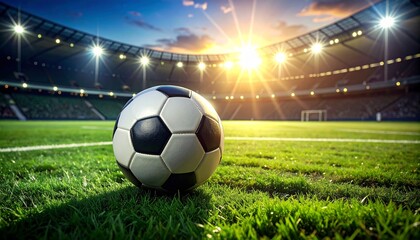 Fototapeta premium Night Stadium Football