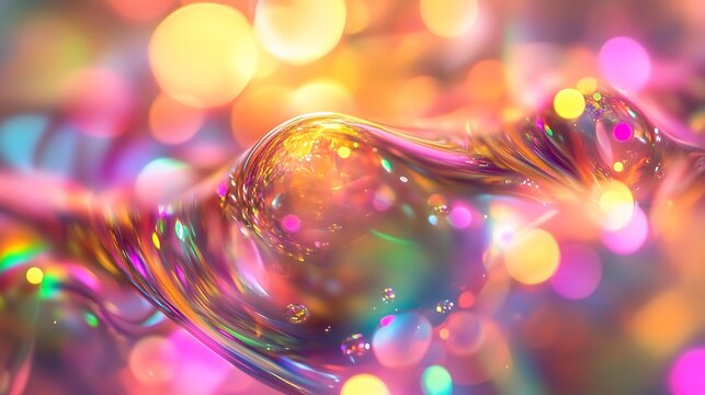 3d abstract background with beautiful and unique color contrast and amazing lightning textures