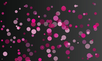 Pink Purple Bokeh Circles Dark Background magenta
