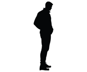 silhouette of a man 01
