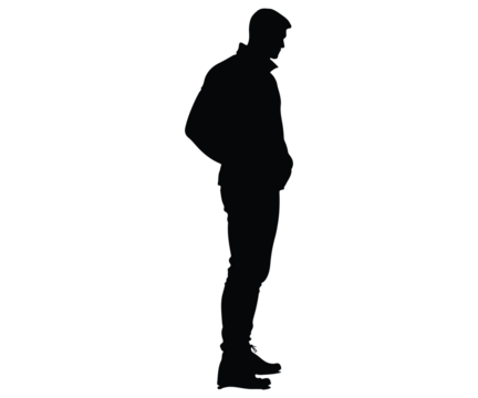 silhouette of a man 01