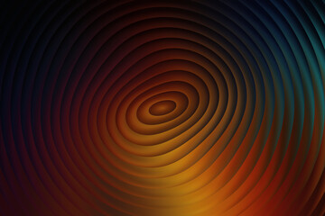 Warmtoned concentric circles create a captivating ripple effect, perfect for modern backgrounds and engaging digital designs