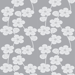 monochrome seamless pattern vector design