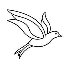 dove of peace vector illustration