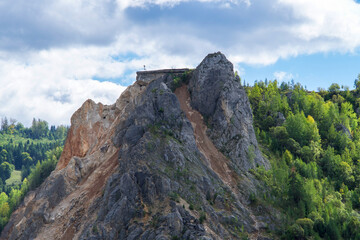 rock in the mountains, rock in the mountains, View from Via Ferrata Astragalus, Sugau Gorges, Suhard Mountain, Romania