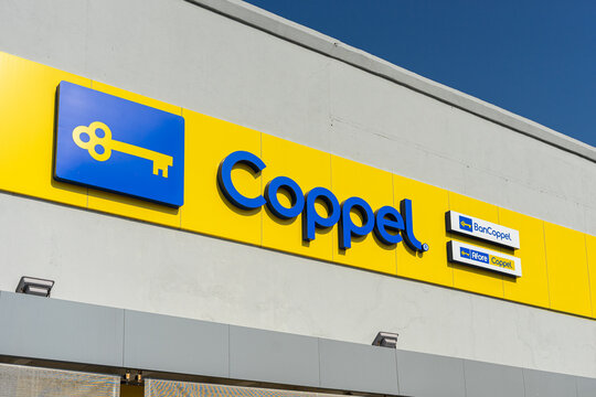 Coppel store, Coppel department store facade and signage, BanCoppel, Afore Coppel, Agust&iacute;n Coppel Luken, Enrique Tamayo, Guadalajara, Jalisco, M&eacute;xico, November 2, 2024. copel