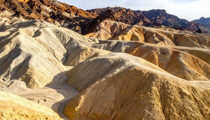 Colorful desert mountain landscape