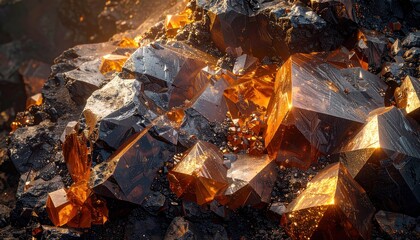 Crystal formation cluster