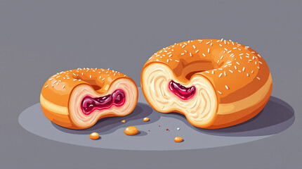 cake with icing and sprinkles