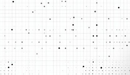 Grid pattern with scattered dark dots