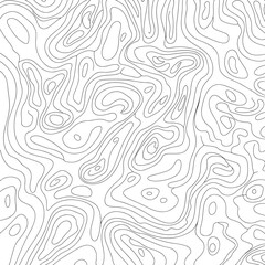Abstract topographic lines pattern texture design White background Vector illustration Seamless repe