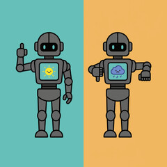 gemini-2_5-flash-image-preview_A_minimalist__flat_illustration_depicting_two_stylized__dark_gray_robots_standing_side-by-side_again-0_39a9fba1-0acb-4af6-98cd-19bfcb15739e_traced
