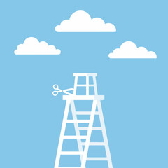 gemini-2_5-flash-image-preview_A_minimalist__vector-style_illustration_depicting_a_white_A-frame_ladder_with_a_simple_stool_on_its_-1_518af75f-c7db-4877-990e-4c25b5718cca_traced