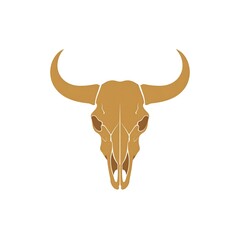 Buffalo skull graphic