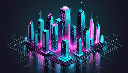 abstract technology background vector