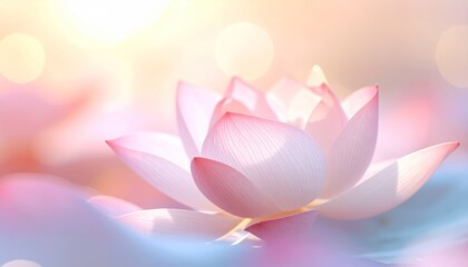 Beautiful pink lotus flower