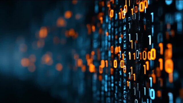 Binary code background
