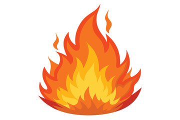 Bright yellow and orange flame ignites, creating a captivating and fiery spectacle