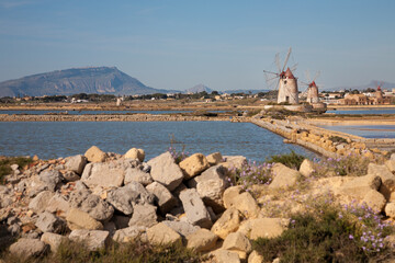 Salt Pans near Trapani, Sicily