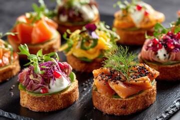 Elegant Canapes for Gourmet Dining