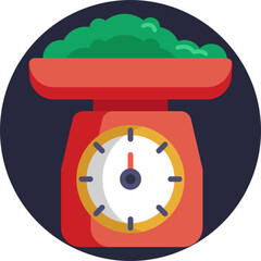 Digital scale for measuring cannabis weight.
