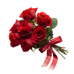 A vibrant bouquet of red roses, a timeless symbol of love, is a perfect gift for any romantic occasion