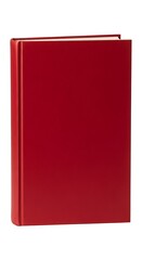 Red Hardcover Book, Minimalist Design.