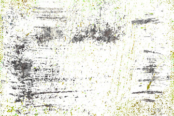 Grunge texture with scratches and stains on a transparent background, abstract art