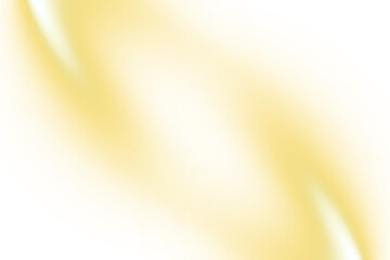 Abstract yellow wave on transparent background isolated on transparent background