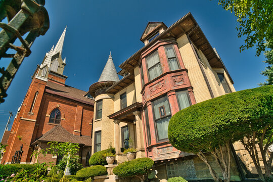 the Rectory of the Holy Family Church is a parish church of the Roman Catholic Diocese of Columbus, in the Franklinton neighborhood of Columbus, Ohio. 
