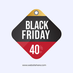 Black Friday, Black Friday Sale Template, Black Friday Discount Tag, Black Friday Banner, Offer, Coupon, Voucher, Clearance, Black Friday Marketing Flyer, Black Friday Vector Design