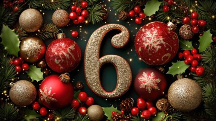 Christmas advent calendar day six holiday decorations