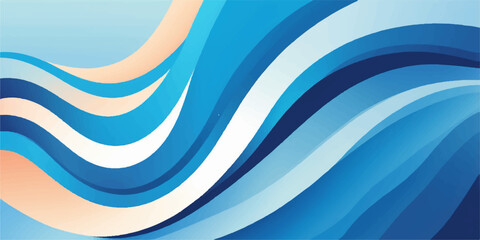 Abstract blue wave pattern with swirling lines, a perfect wallpaper for a backdrop decoration