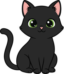 black and white cat © Naziq