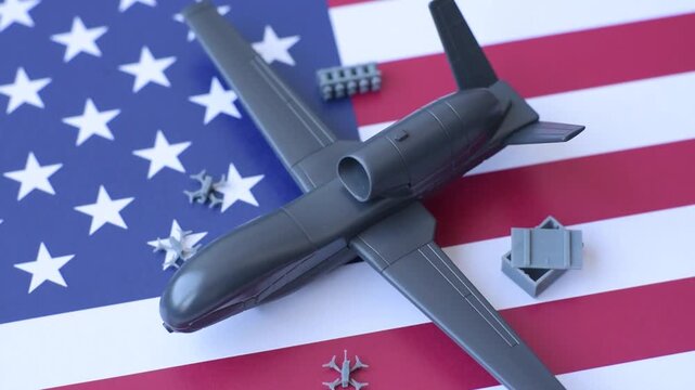 USA drone unmanned autonomous technology of espionage and strikes on the enemy, USA defense against invaders