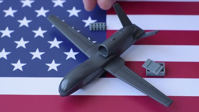 USA drone unmanned autonomous technology of espionage and strikes on the enemy, USA defense against invaders