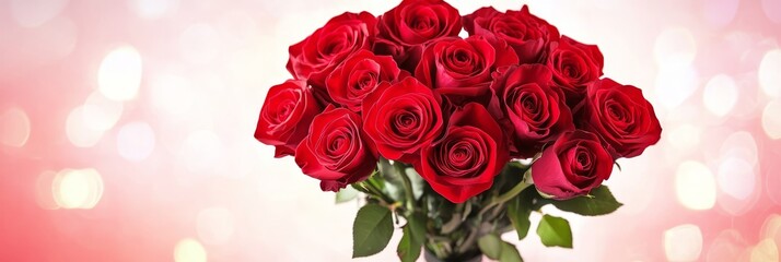 Romantic Red Roses Bouquet - A stunning bouquet of red roses, perfect for Valentine's Day, anniversaries, or any romantic occasion. Beautiful, vibrant, and full of love