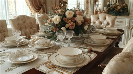 wedding table setting