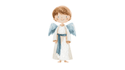 Cute angelic child illustration