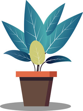 Tree Tob Vector Art PNG, Tree In The Tob, Green, Tree, Tob PNG Image, flower tob. plant in a pot