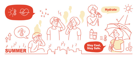 Precautions in the event of a heat wave
