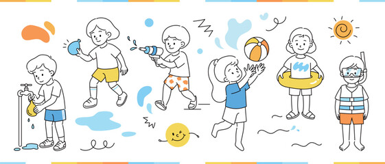Naklejka premium summer vacation