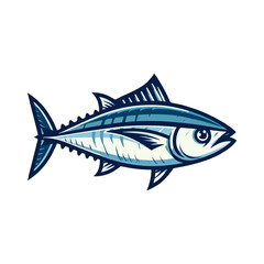 
tuna fish illustration design