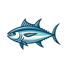 
tuna fish illustration design