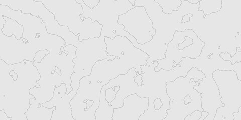Abstract grey topography curve line texture geographic terrain grid map minimalist mountain relief monochrome landscape background, geometric seamless wavy line contour pattern modern art design.